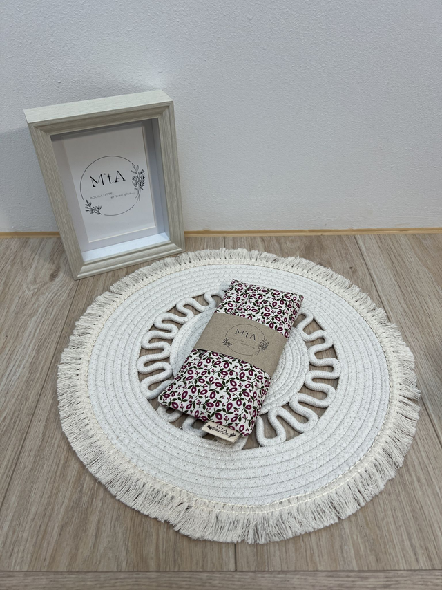 Bouillotte Déhoussable Fleurs Ovales