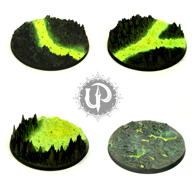 70mm Mountain themed base