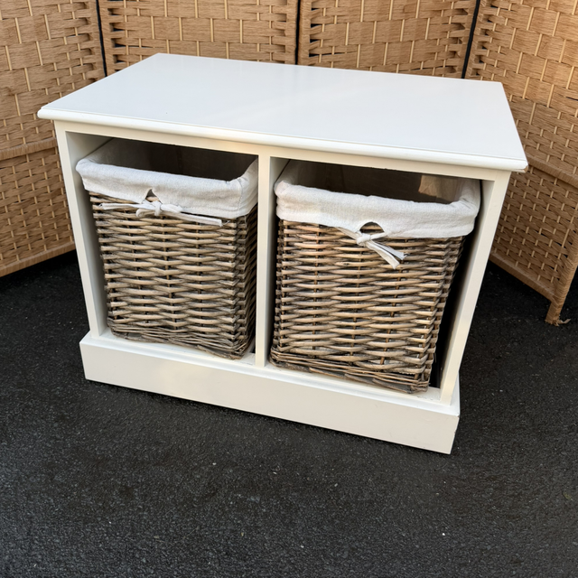 Storage Bench With 2 Storage Drawers