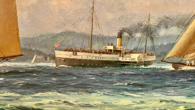 S. Francis Smitheman (1927–2016) – „Mariquita, Octavia and Noroda racing in the Solent, 7th August, 1911“