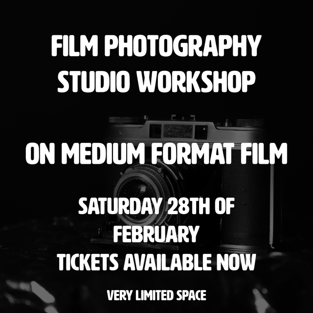 Film Photography in a Studio workshop - Medium Format 