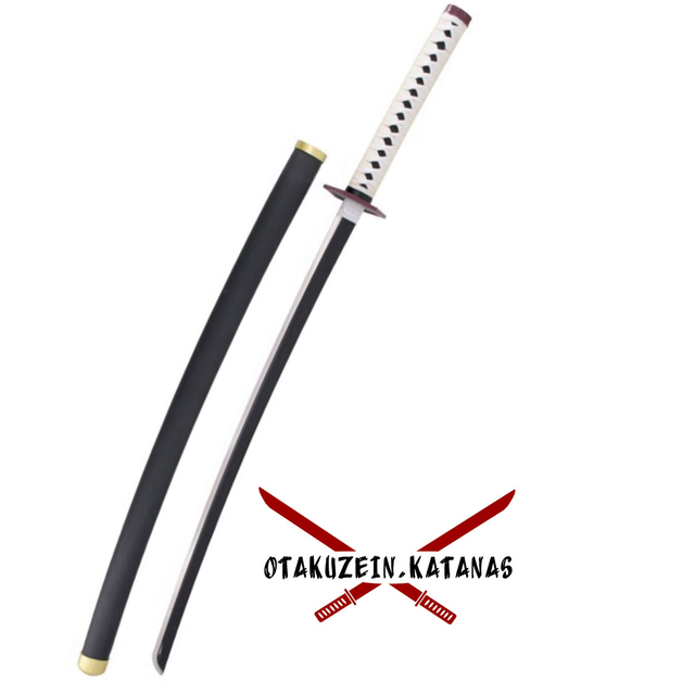 Katana S0284 de Demon Slayer empuñada por Tomioka Giyuu réplica no oficial de 40 cm