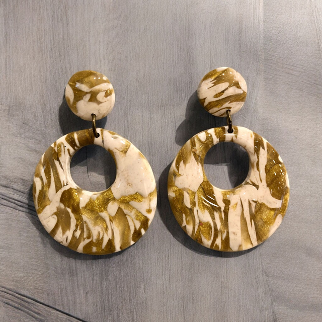 DAISY TIGREES BLANC/OR