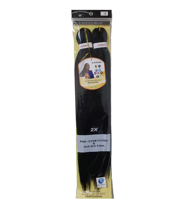 Kuknus Braid 2X Pre-Stretched 26" 2