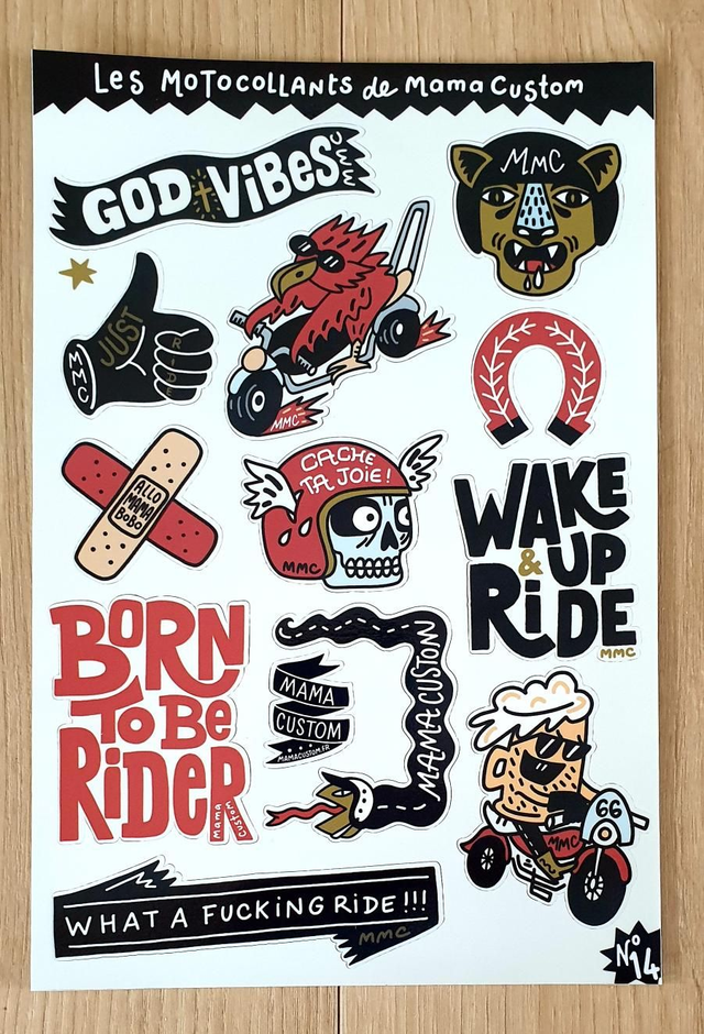 Stickers - BORN TO BE RIDER