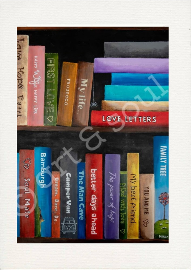 Bookcase Print