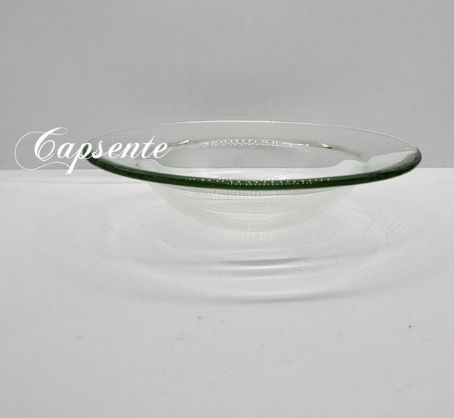 Coupelle en verre transparente pour lampe diffuseur