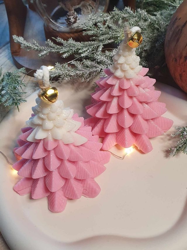 Bougie sapin de Noël