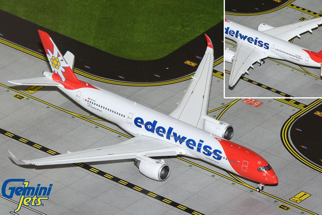  Edelweiss A350-900 (HB-IHC), Flaps down, 1:400