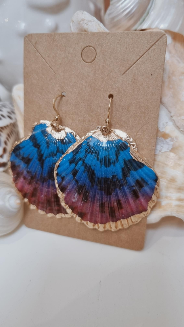 Boucles d’oreilles coquillages