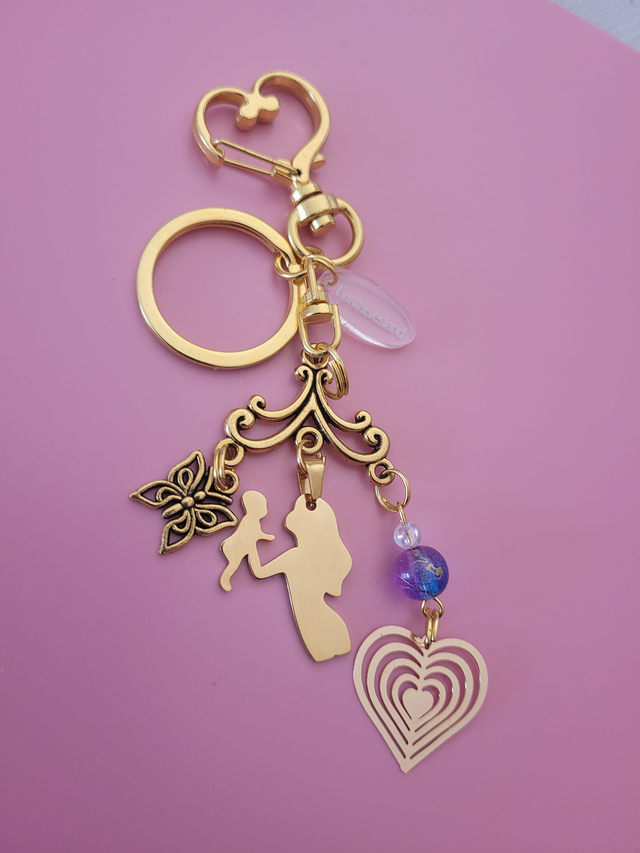 Accroche-clés Doré - Thème enfant