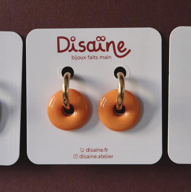 Boucles d'oreilles Halo