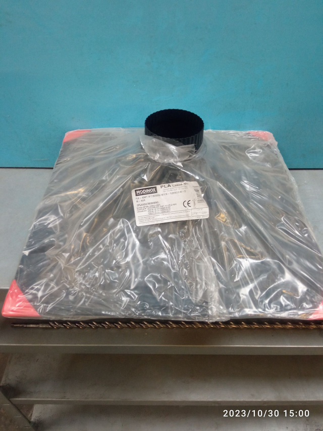 PLA - Adaptateur boisseau N°7  300 x 300 D80 NOIR - 2PLAADA7803030NO 