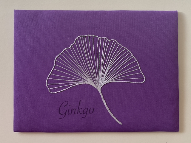 Kit broderie traditionnelle * Ginkgo*