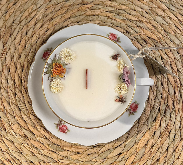 Bougie Jasmin - Roses Anciennes