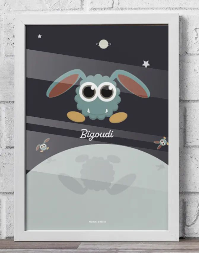 18 - Affiche enfant monstre