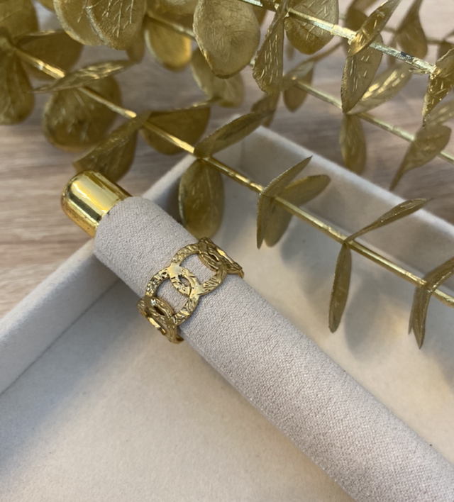 Bague ajustable opale 