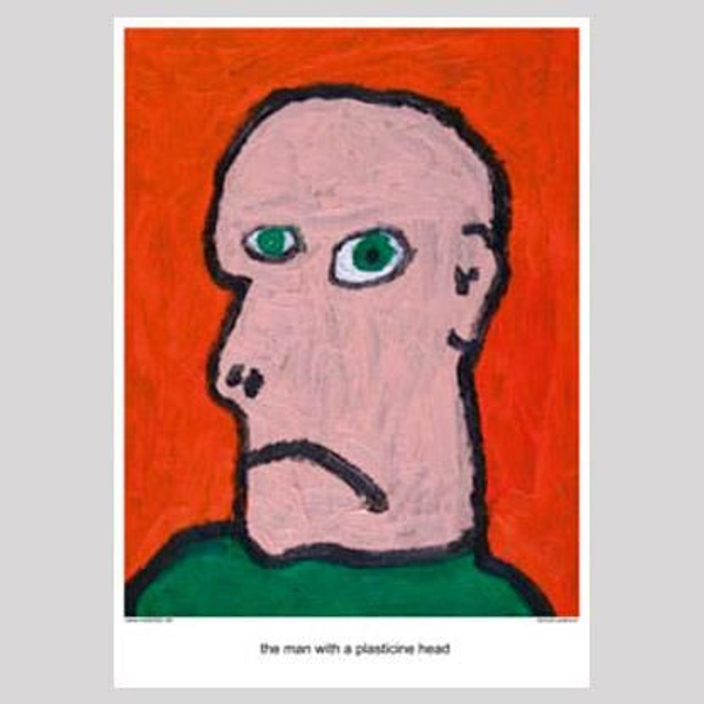 the man with the plasticene head
