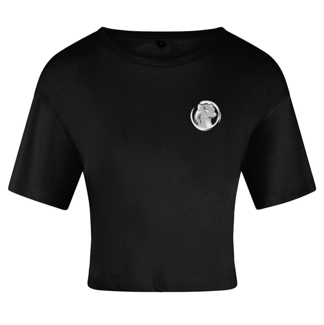 White Mink Cropped Tee