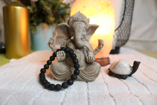 Bracelet Pierre de Lave -8mm- 