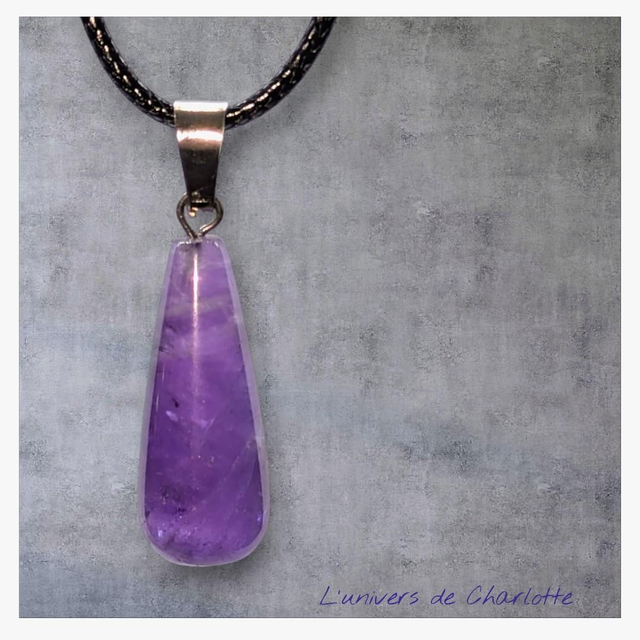 Pendentif &quot;Améthyste&quot; PN-306