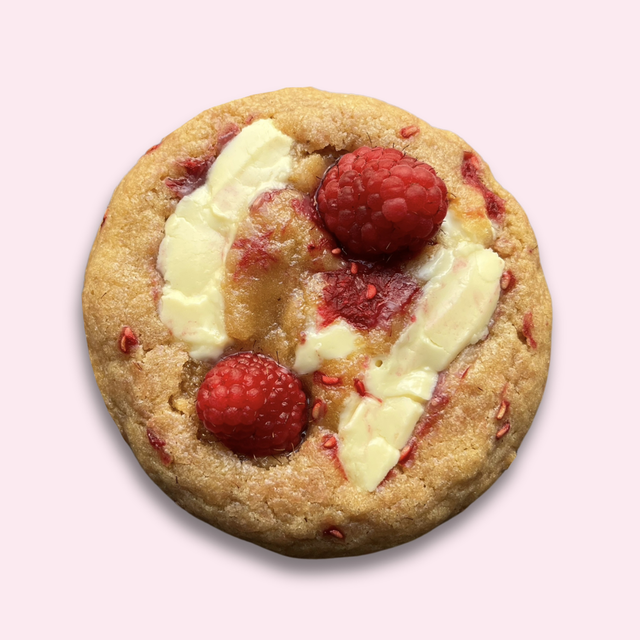 Cookie framboise 