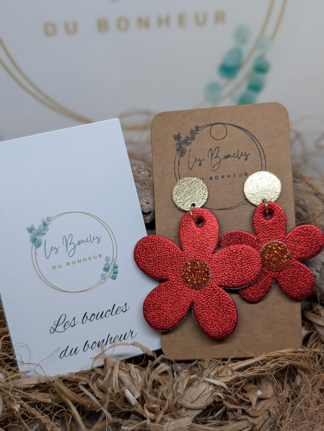 Boucles d&#039;oreilles Asymétrique Baby Marguerite zk171