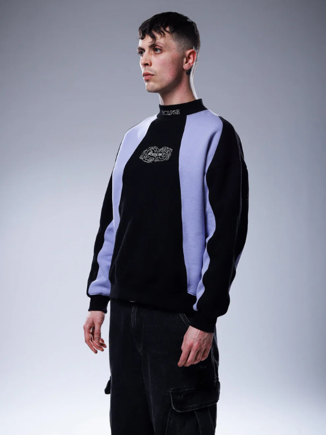 Purple Place crewneck eclipse