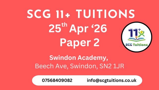 25th April 2026 - GL Format - Swindon - Paper 2A and 2B