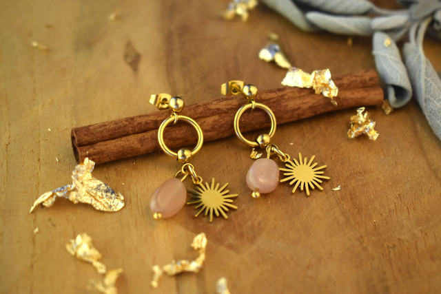 Boucles d'oreilles Météores - Force &amp; Sérénité 