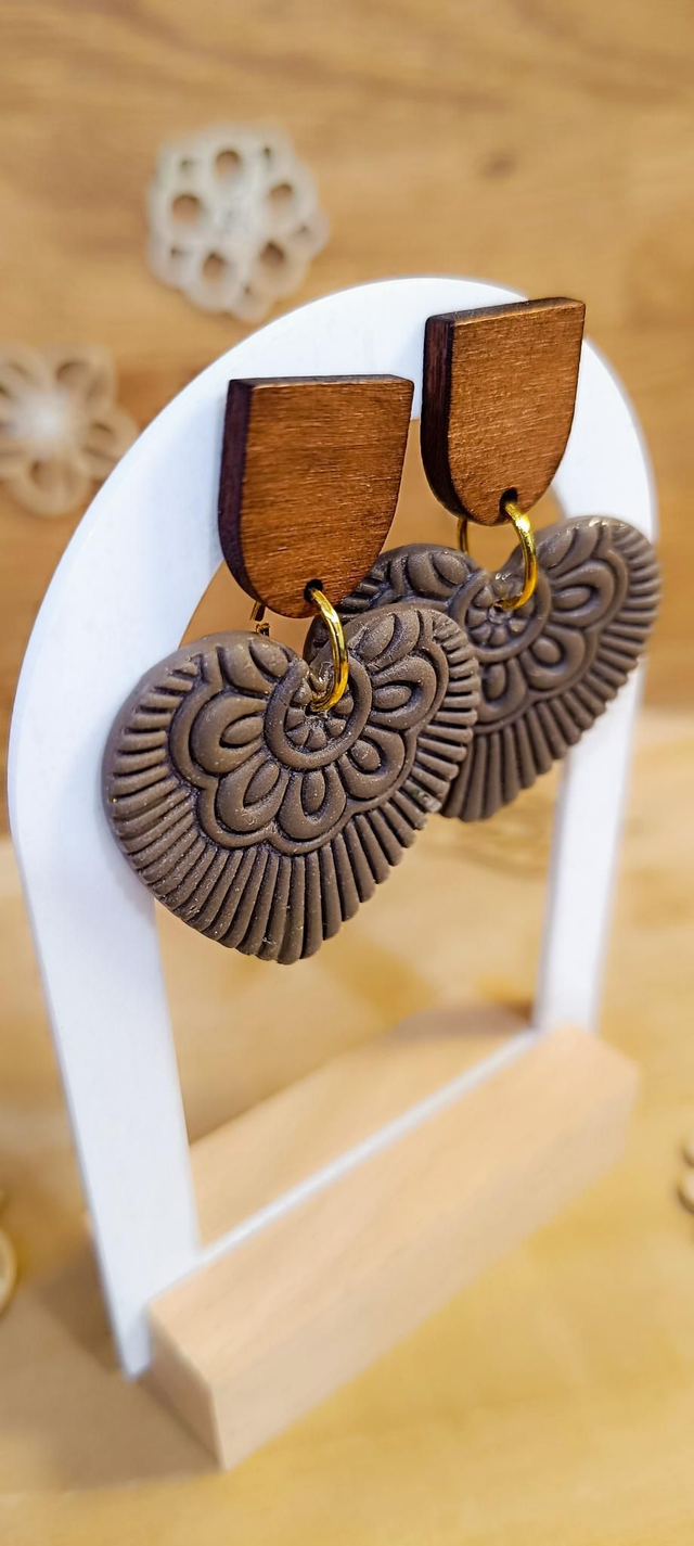 Boucles d'oreilles - Maxi coeur