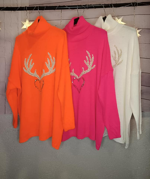 Weihnachtspullover Gr. 38-42