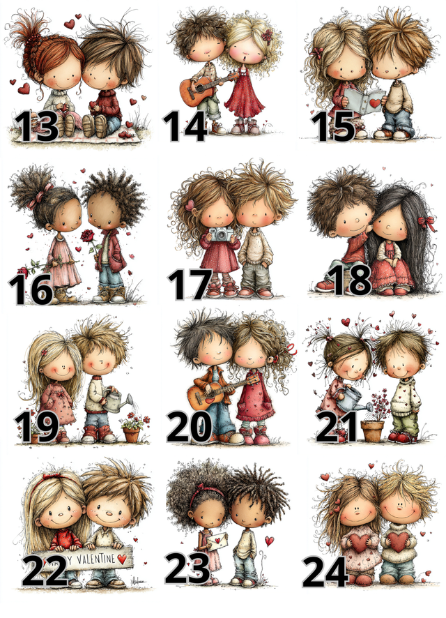 Mug coeur noir st valentin