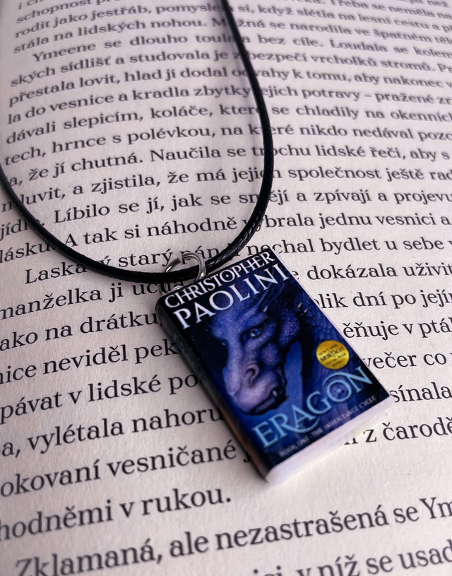 Náhrdelník mini knížka Eragon