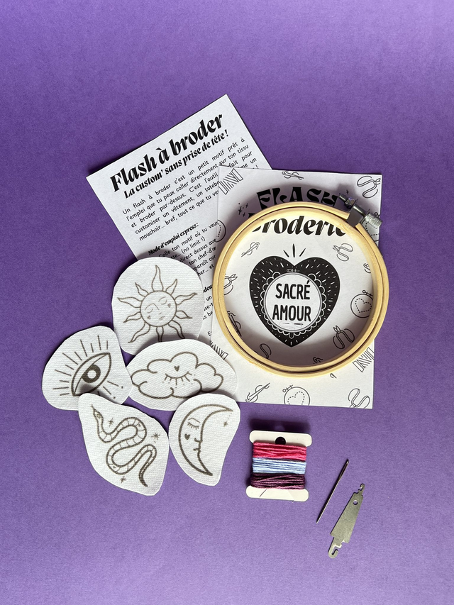 Kit Flash Broderie la custom’ sans prise de tête !