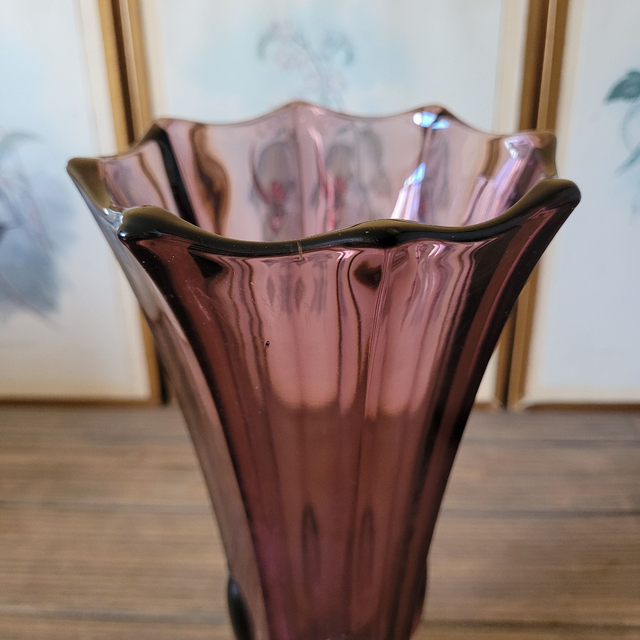 X Vase art déco Val Saint Lambert Luxval attribué à Charles Graffart