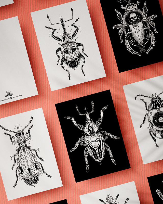 _10x15 / 1 pack 4 cartes postales