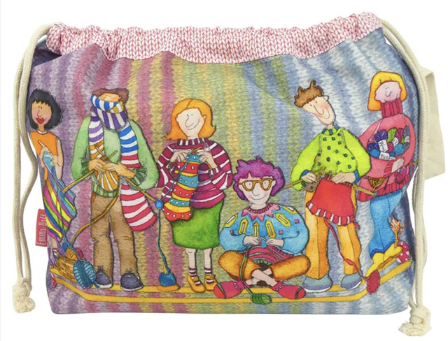 THE YARN CLUB DRAWSTRING BAG