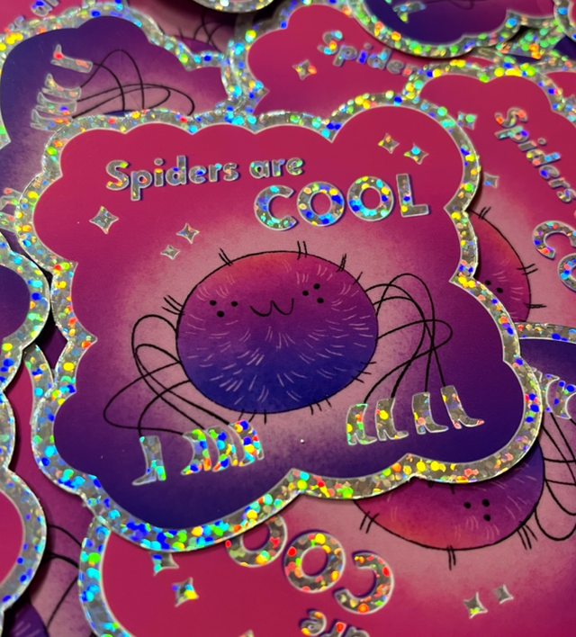 Spiders are COOL holo