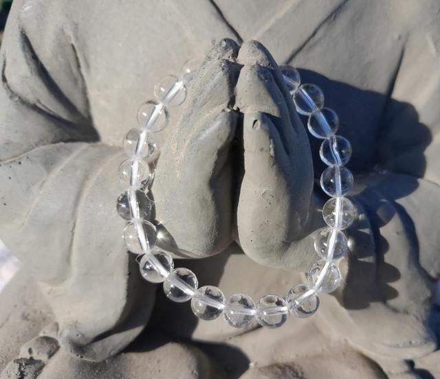 Bracelet en Quartz (Cristal de Roche)