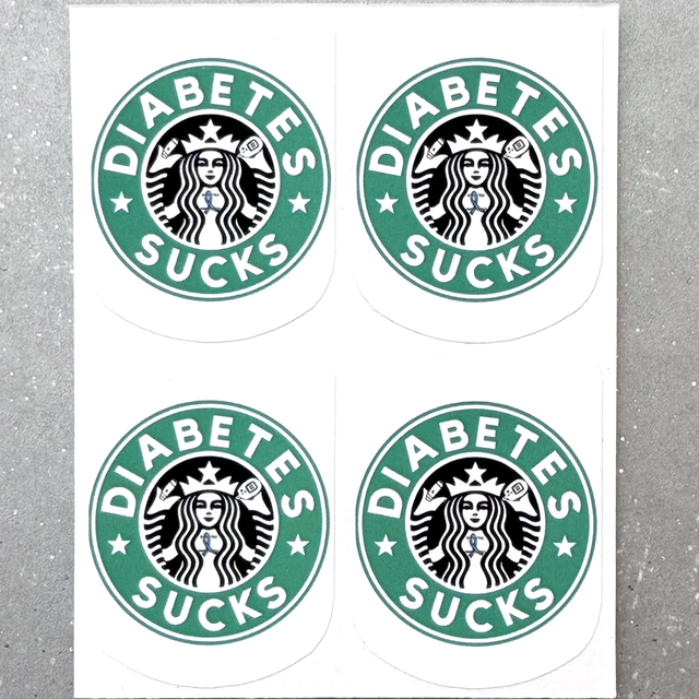 Diabetes Sucks Stickers (Set of 4)