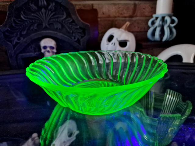 Uranium Glass Bowl