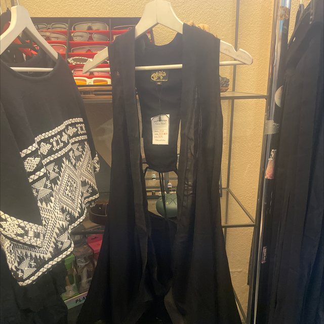 171706 Kimono Dress Black