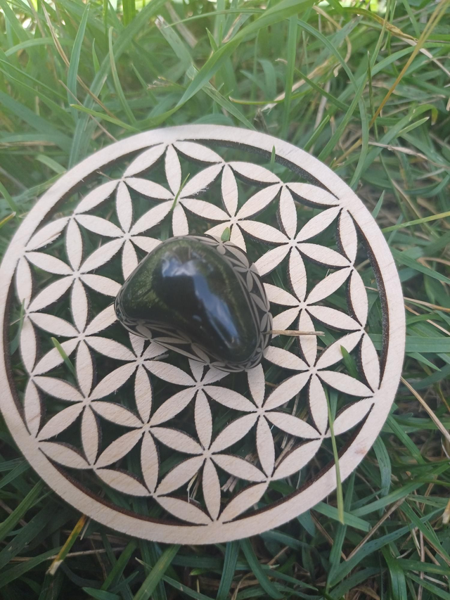 Pierre roulé Obsidienne