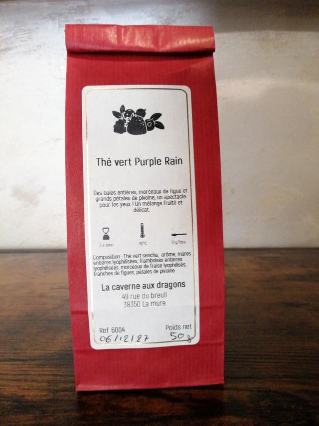Thé vert purple rain 50g