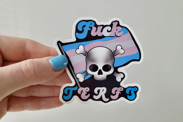 Fuck TERFs Vinyl Sticker