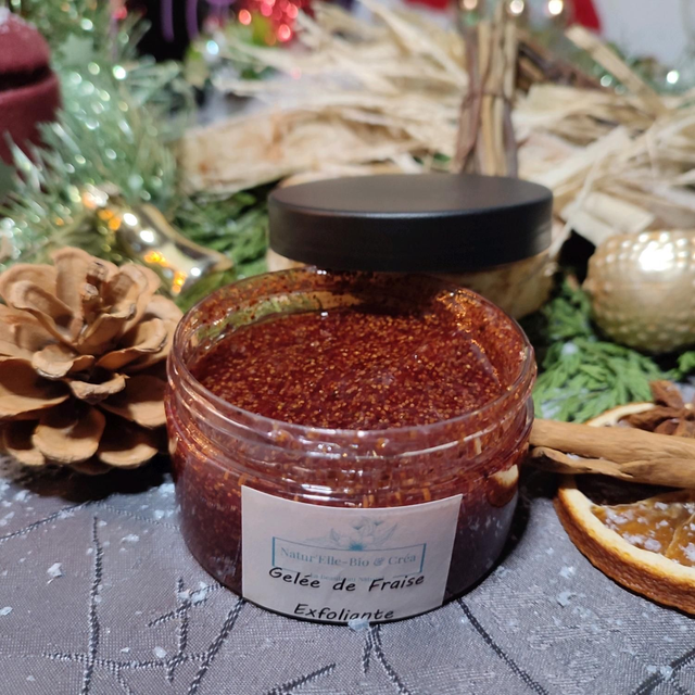 Gommage exfoliant Gelée de fraise 🍓