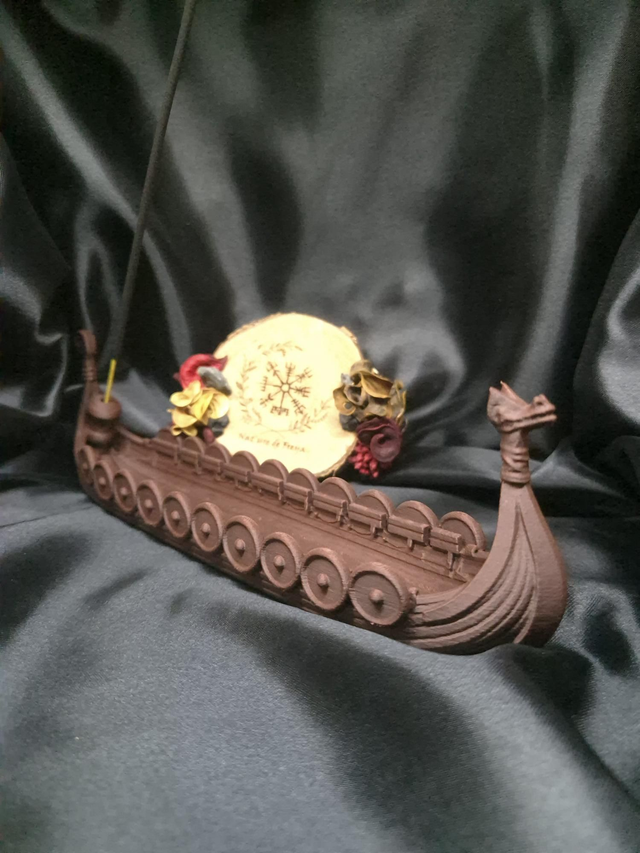 Porte encens Drakkar