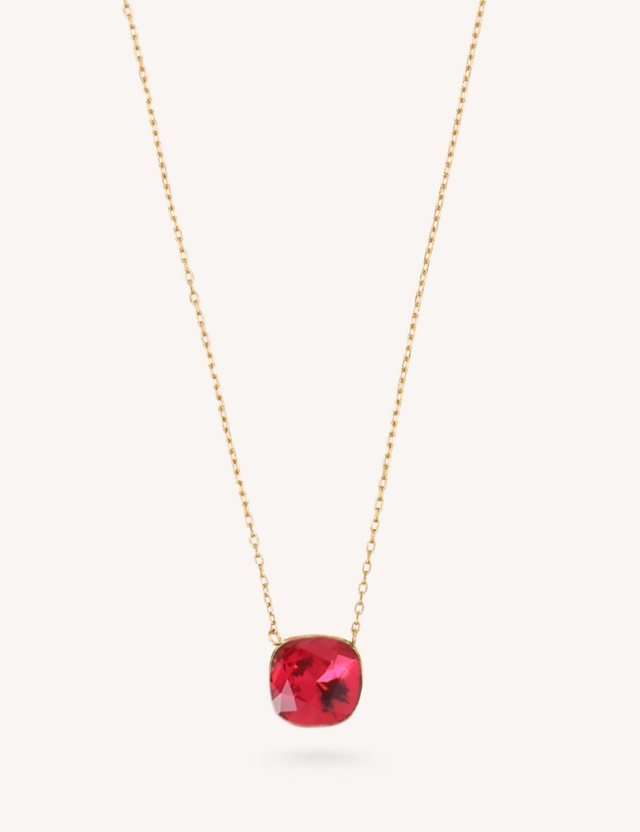 Collier doré &amp; Cristal Swarovski | Scarlet