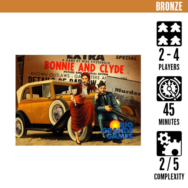 Bonnie &amp; Clyde (Bronze Rental Deposit)